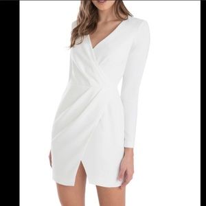 Black Halo White Carie Dress